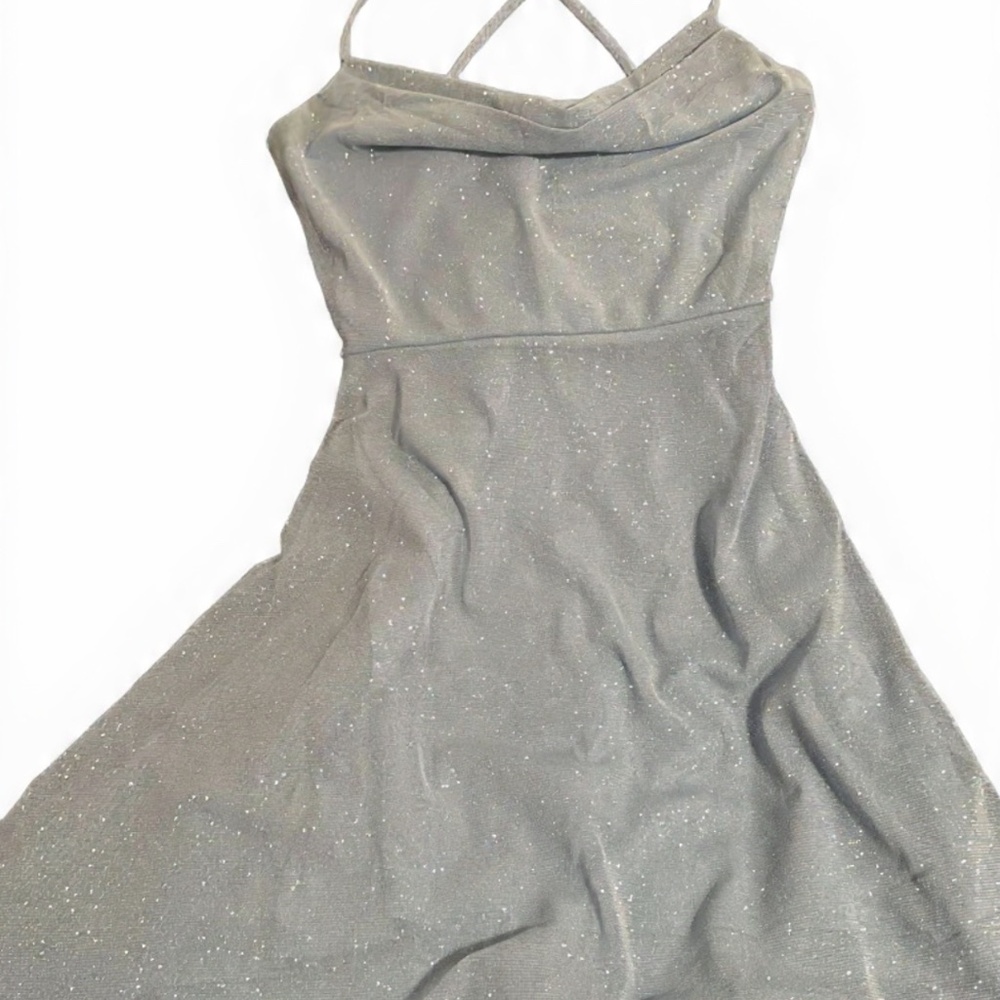 Windsor Blue sparkly mini  dress